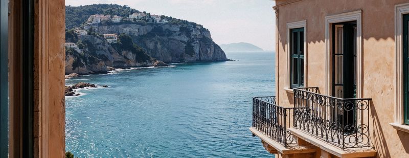 Villa Rosalie, terrasse avec vue sur la mer